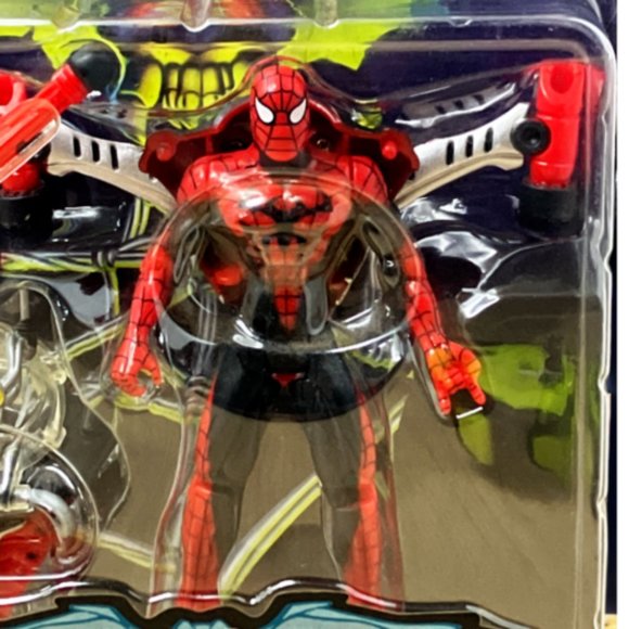 1996 Marvel Figure SpiderMan Vamp Wars-Wing AIR Attack Back Pack Missal Launcher - Picture 6 of 9